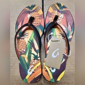 Olukai Ho'opio Hau Flip Flop - Women's size 9, New